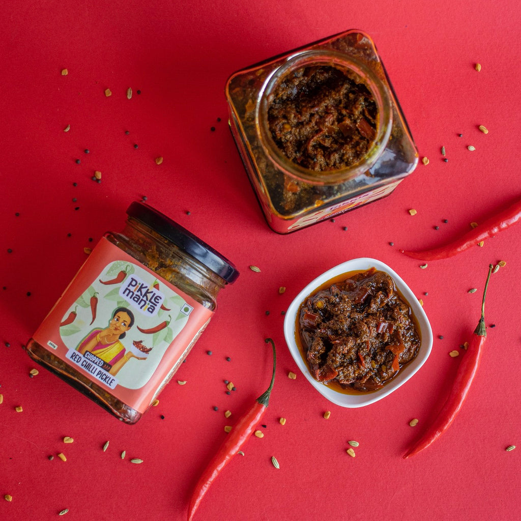 Chopped Red Chilli Pickle